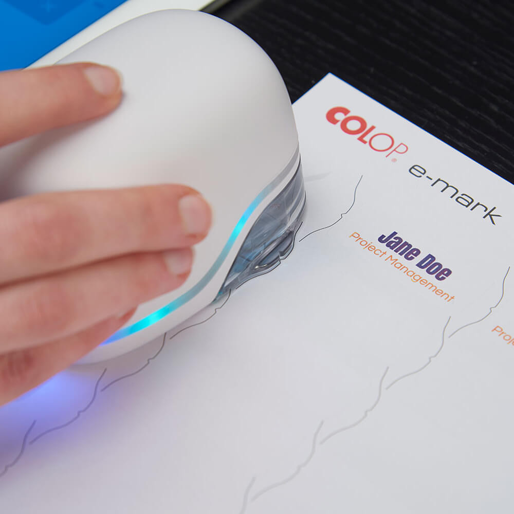 COLOP e-mark full colour mobile marking device